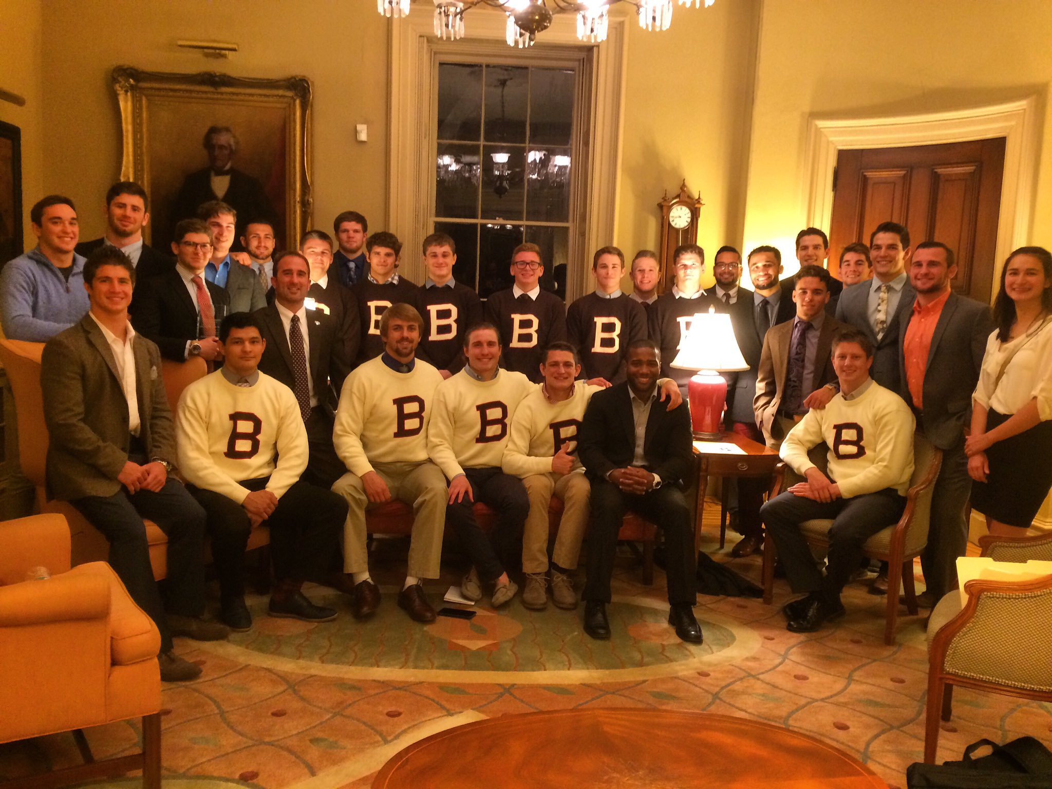 Brown 🐻 Wrestling on Twitter "Fun night of awards and senior speeches