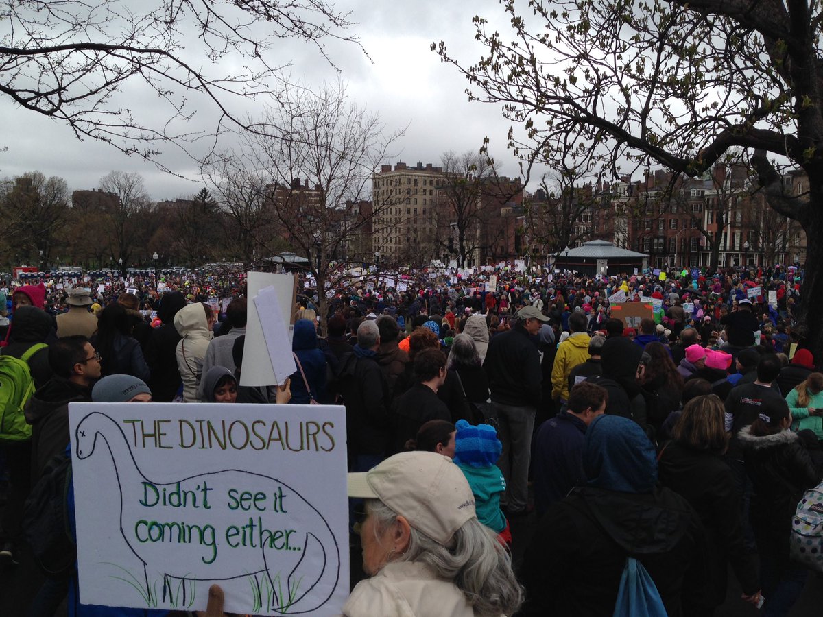 Proud to #marchforscience with a friend in Boston today.