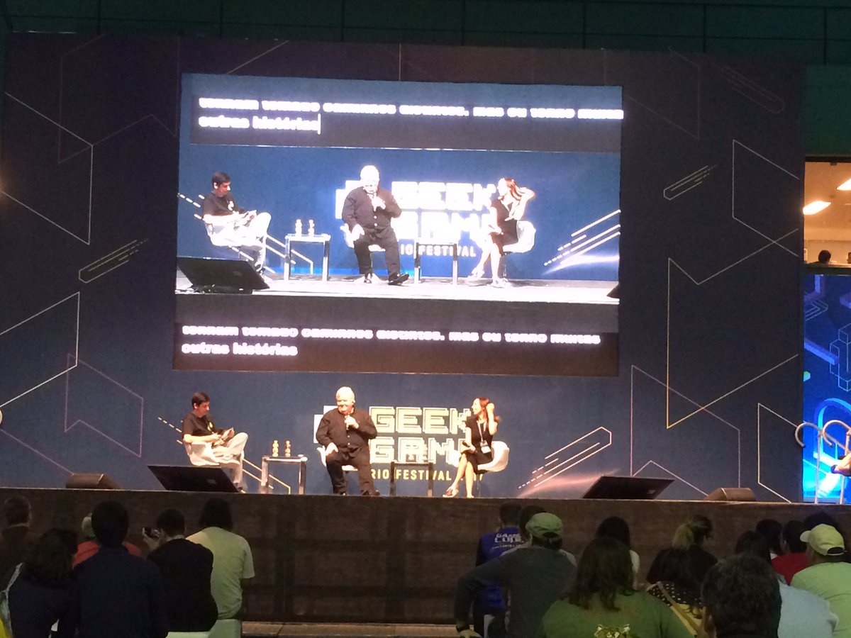 GameCodexBrasil's tweet image. Palestra rolando com Iain Smith! #GGRF #GGRF2017