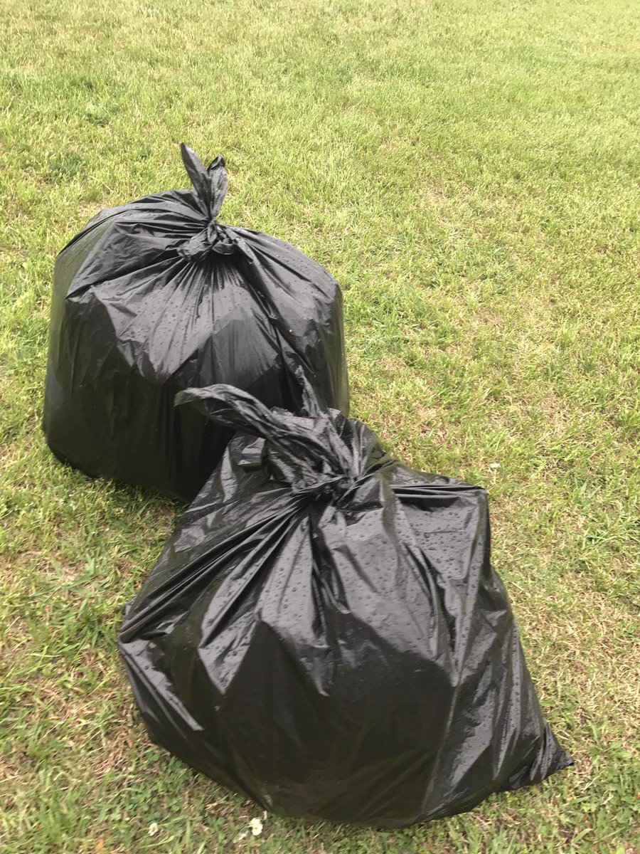 recycletes's tweet photo. On the final day, baseball team added 2 more full bags to help keep their lead! ♻️ https://t.co/GrijmcC3pK