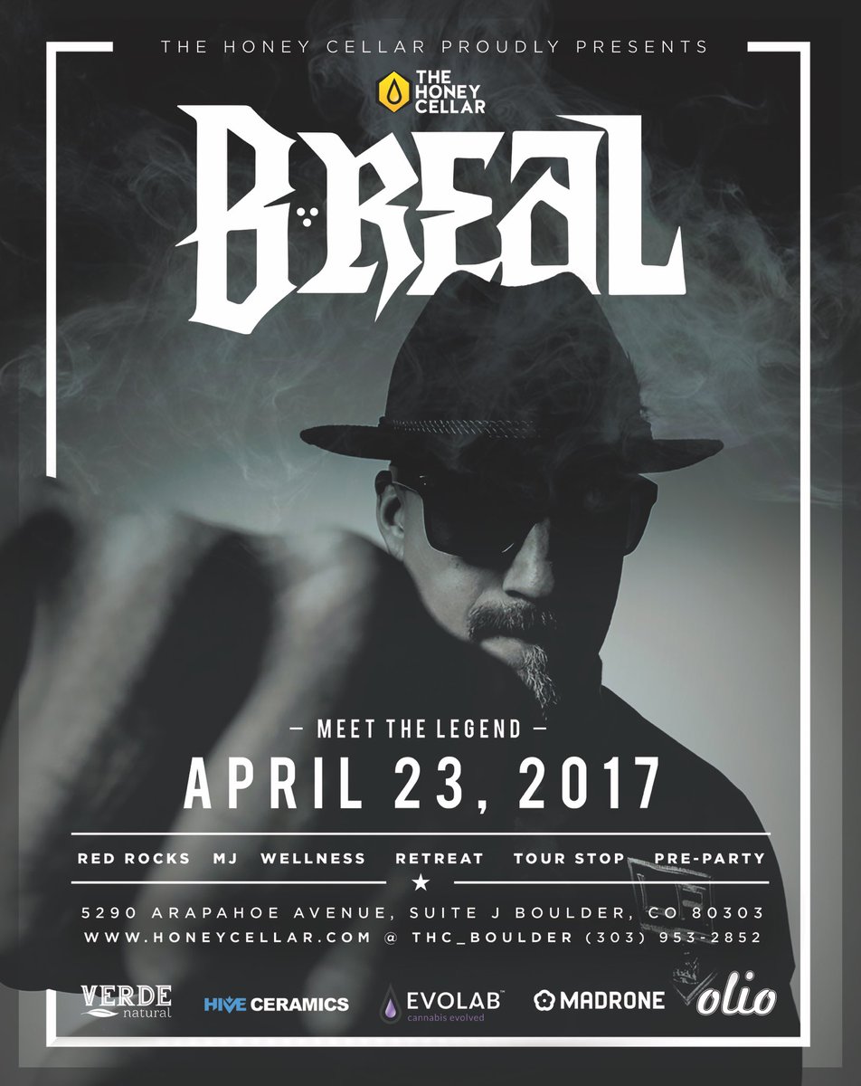 HoneyCellar's tweet photo. // come party with @brealtv tomorrow for a chance to win tickets to the #MountKushmore Wellness Retreat Tour at @RedRocksCO \\ https://t.co/riNcWZcq8Q