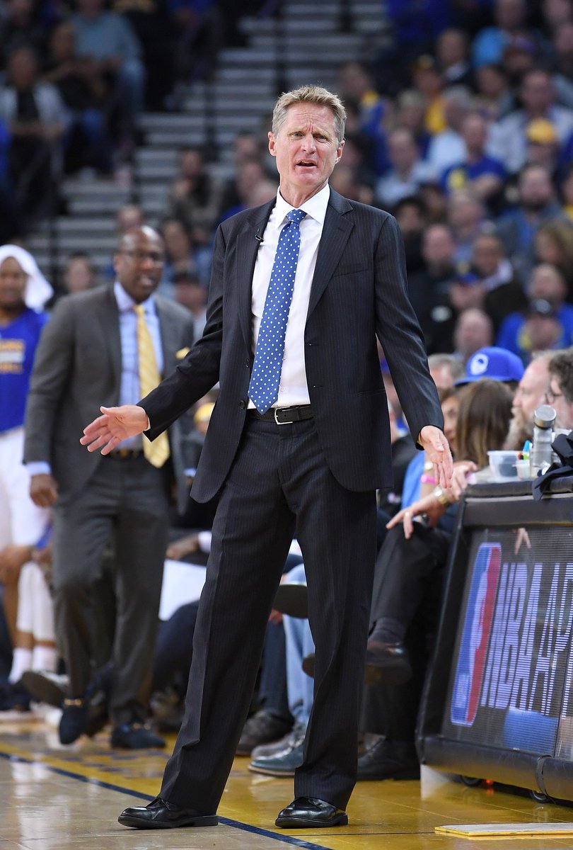 Bleacher Report on Twitter: "Steve Kerr will not coach in Game 3 due to