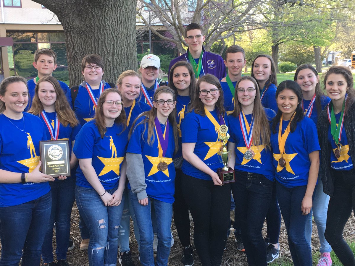 Congratulations to the Science Olympiad team on their 4th place finish at state! #mindsatwork