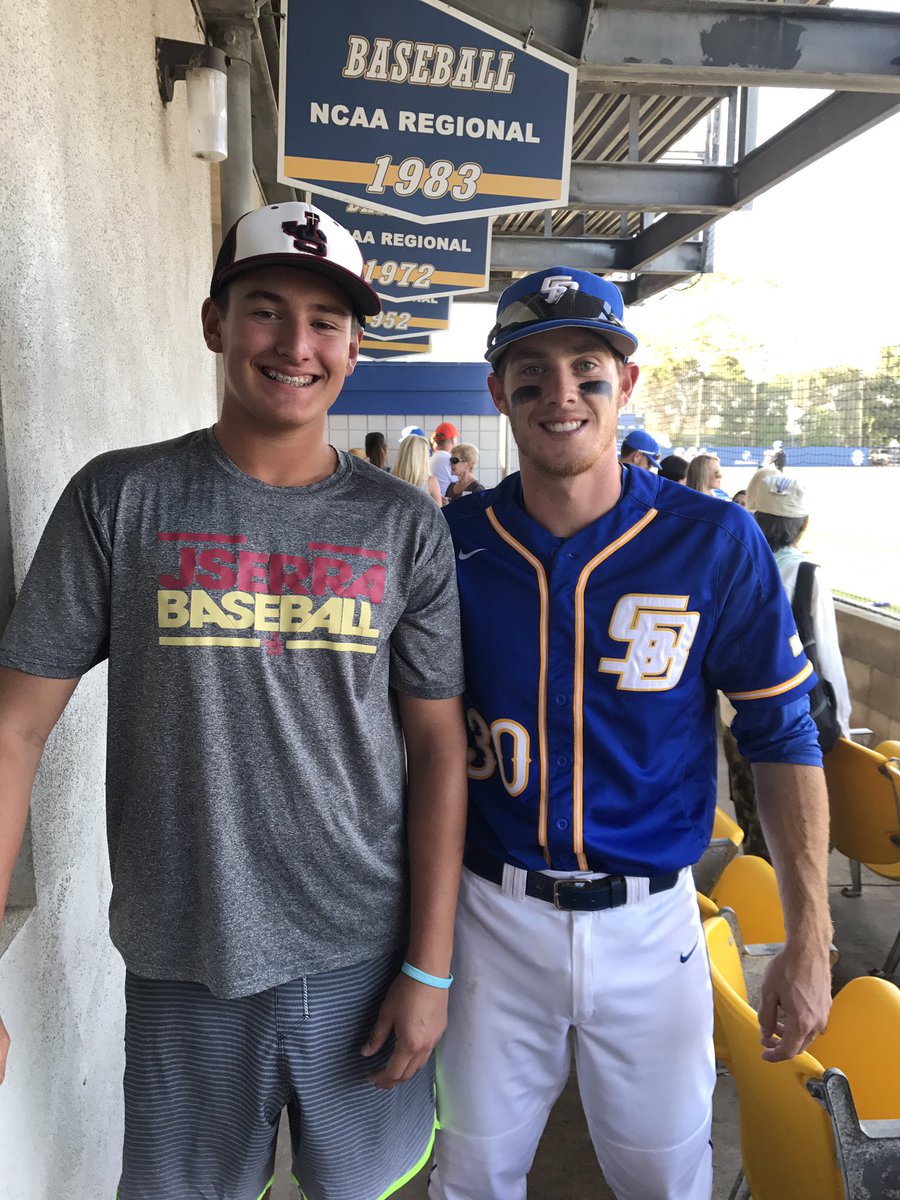 mikegleich10's tweet image. Great time with @peyton_gleich10 watching @JSerraLionsBB and @UCSB_Baseball stud @sam_cohen30 with 2 hits and an RBI in today&apos;s UCSB win!!!