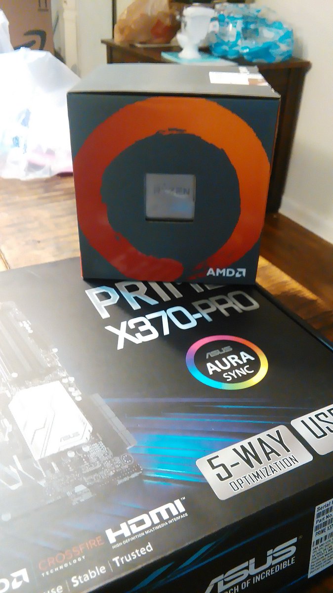 risingfate's tweet image. Starting​ my op PC build soon. just got​ my first pice. Thanks @AMD for sweet chip. #opbuild