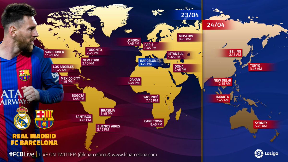 FCBarcelona_es's tweet image. 📍 La guía para saber ⌚️ cuándo y 📺 dónde puede verse #ElClásico 🔴🔵 #ForçaBarça