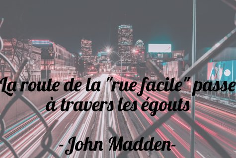 Une citation très "philosophique" proposée par John Madden, ancien coach et commentateur sportif de légende #madden #quotes #coach #nfl