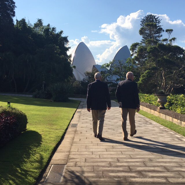 It was a pleasure to be welcomed to Government House in Sydney by H.E. The Hon. David Hurley, Governor of New South Wales. #VPinAUS