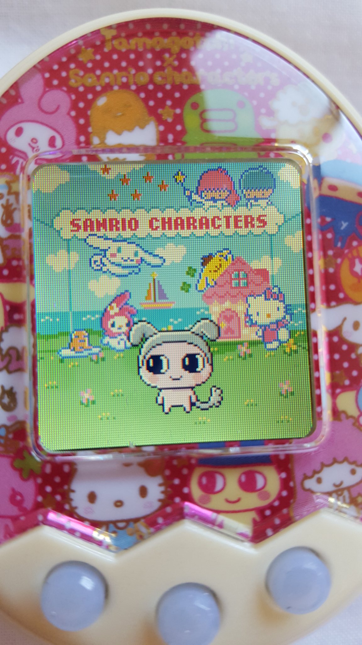 ひなうさ ポケモンお絵描き Lineスタンプ販売中 まめももっち おみみはお母さんのももっち似 お顔はお父さんのまめっち似に成長 ぐでたまにプロポーズされたんだけど 本命はキティちゃんだから たまごっち たまごっちみくす たまごっち