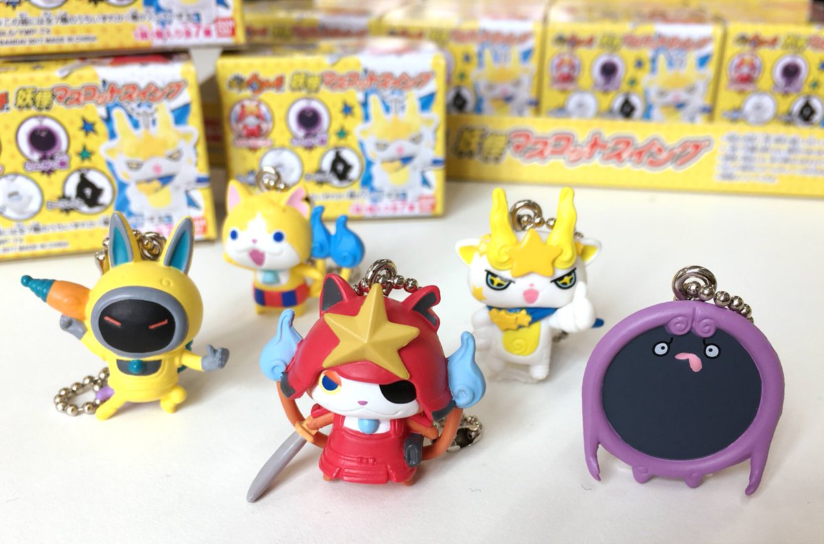 くら寿司の店頭で、妖怪ウォッチのマスコットスイングが新登場☆彡 星 