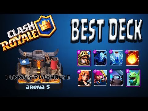 CLASH ROYALE BEST DECK FOR ARENA 4! - 2.0 Updated Version (Pekkas  Playhouse) 