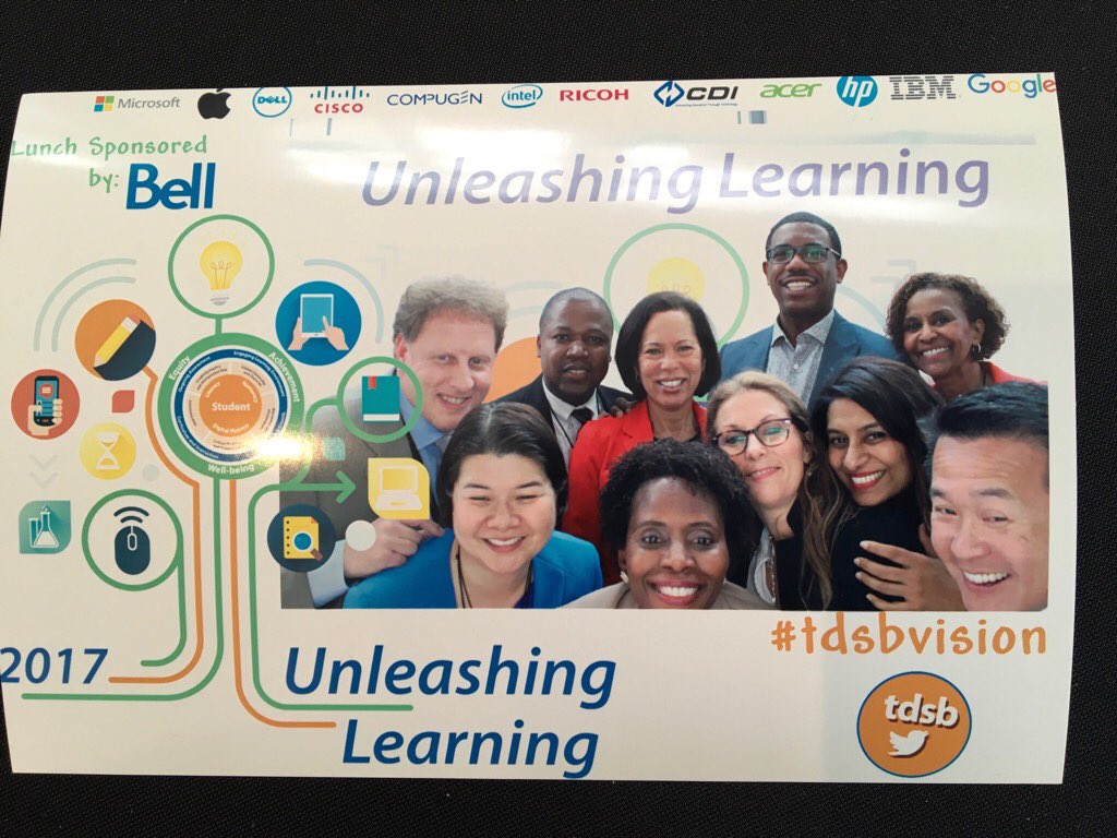 #tdsbvision with a grateful senior team #UnleashingLearning