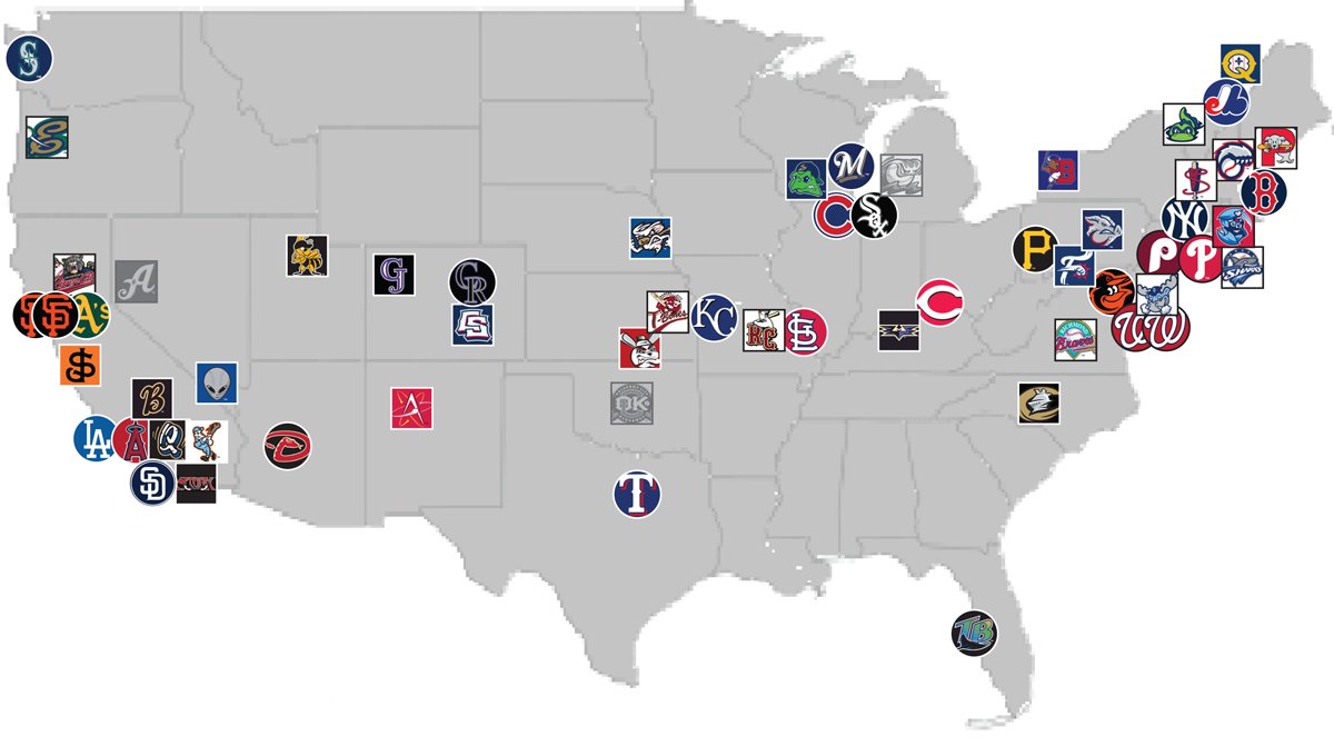 Map Of All Mlb Stadiums Baseball And Ice Cream On Twitter Here S Our Up To The Minute Map Of Milb And Mlb Stadiums Visited With Plans For At Least Six More Stadiums To Add This Season Https T Co C6sdwzscha Twitter