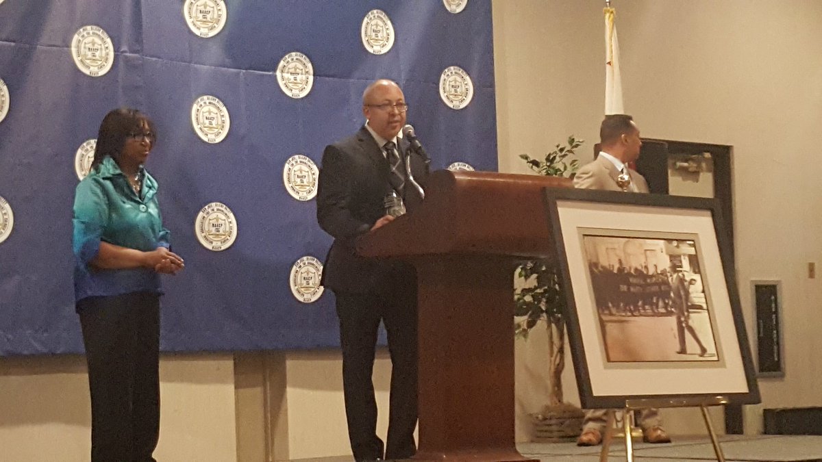 JohnnyKhamis's tweet image. Congratulations to Councilmember Chappie Jones for being recognized by the NAACP as legislator of the year.