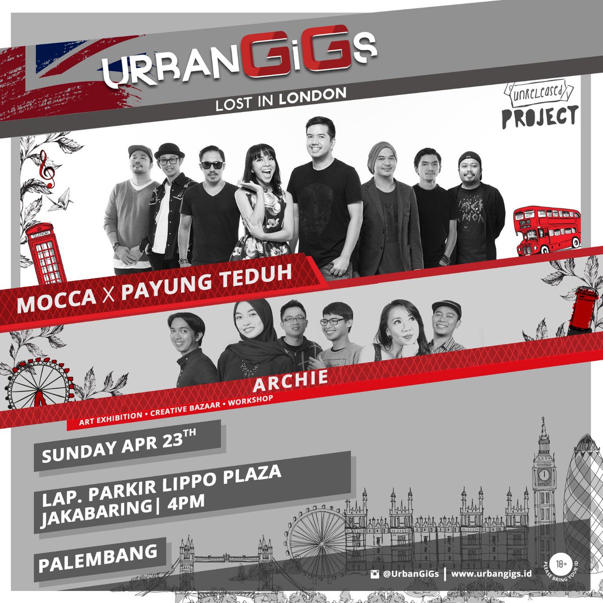 payungteduh's tweet image. Malam ini #urbangigs #urbangigslondon di Lap. parkir lippo plaza jakabaring, palembang. @payungteduh X @moccaofficial . @demajors_info