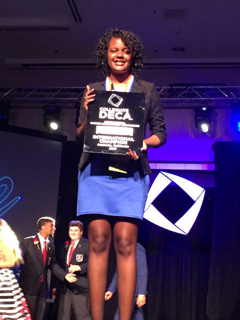 aiellok1's tweet photo. Way to go Kayla Mumford Gateway DECA 1st place internationally Professional Sales event https://t.co/tVm1R9vJpy