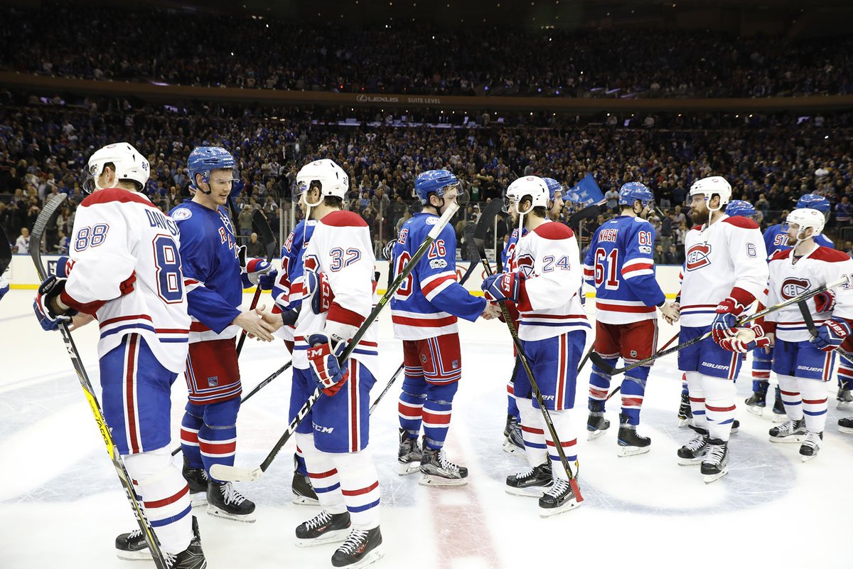 #Blueshirts advance to the next round after 3-1 victory over Montreal in Game 6. Full story: nyrange.rs/2oUYUJP