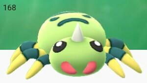 168_poke5's tweet photo. イトマル=背中の表情も変わる

#ポケモンGO大会  #タップショット https://t.co/aiOHnygAia