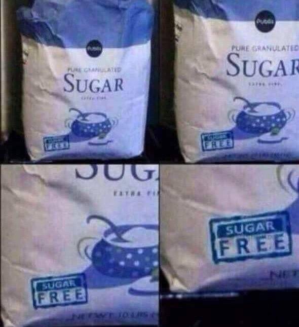 PGRiver's tweet photo. Schrödinger's sugar https://t.co/BlzDhouTtr