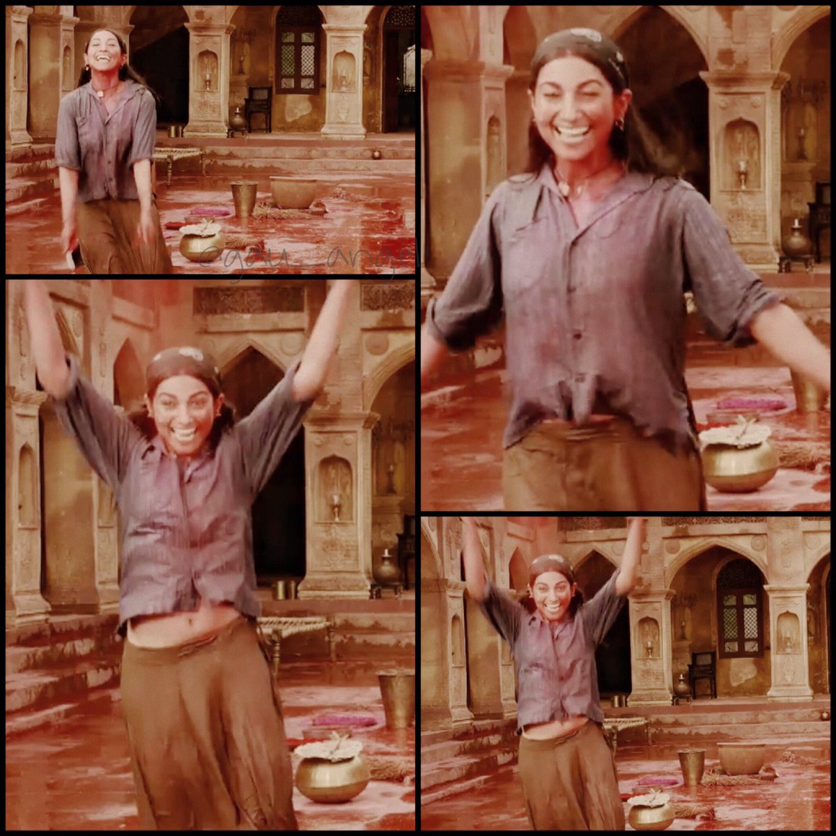 gau_angel's tweet photo. #Rubina laughing is truly the most beautiful side of her ✨❤️

#BegumJaan If u guys haven't watched it go to the nearest theatre &amp; watch it❣ https://t.co/SPVQNrs8Dr