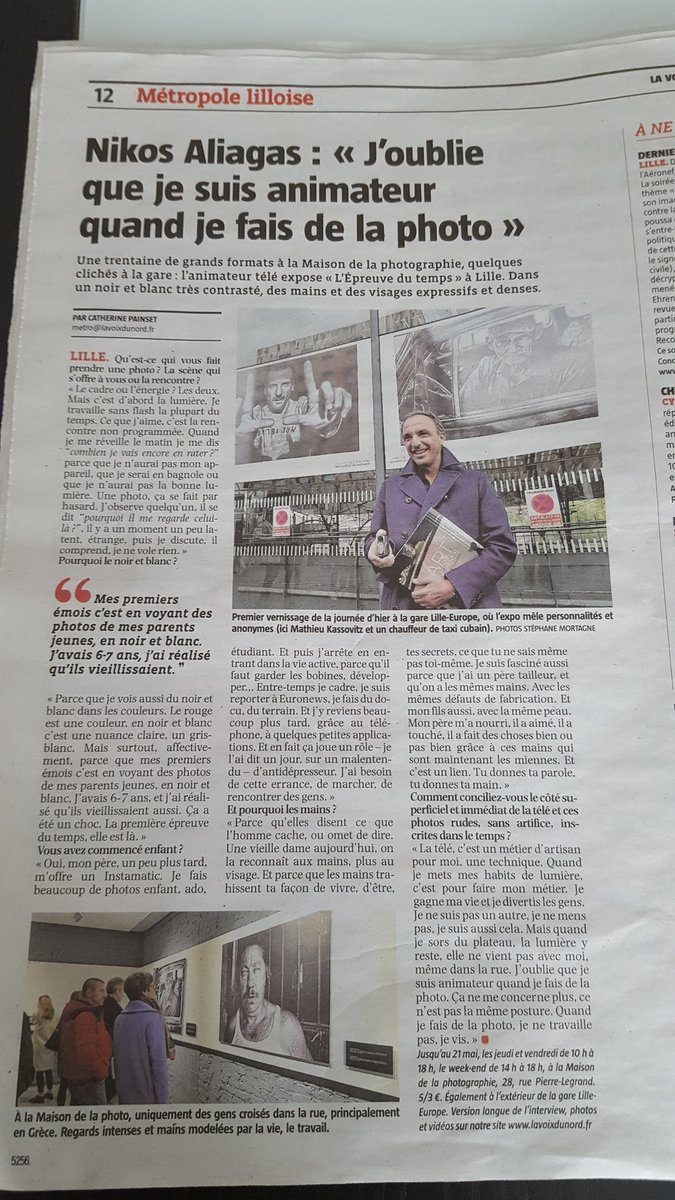 <a href="/nikosaliagas/">Nikos Aliagas</a>  #LavoixDuNord   👍