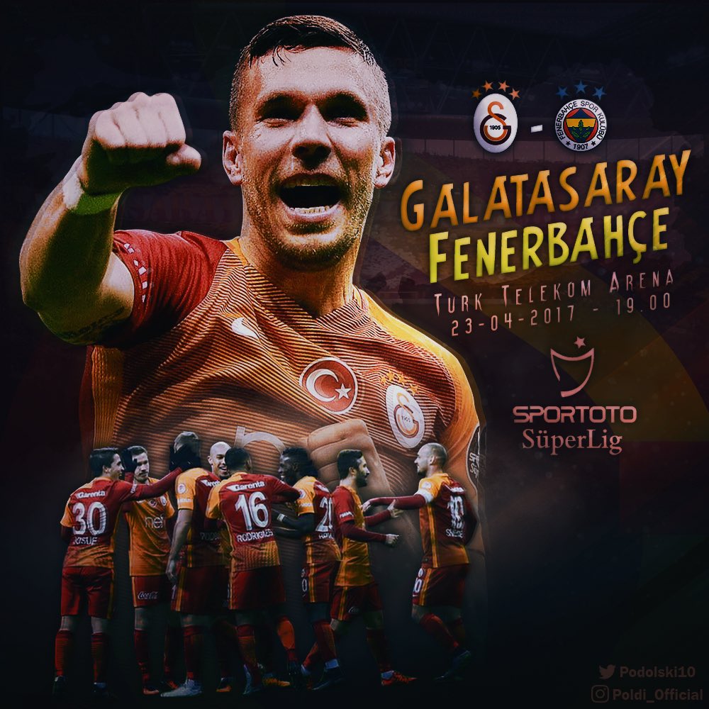 Lukas Podolski Com Derbi Gunu Bugungunlerdengalatasaray Poldi Strassenkicker Cimbom
