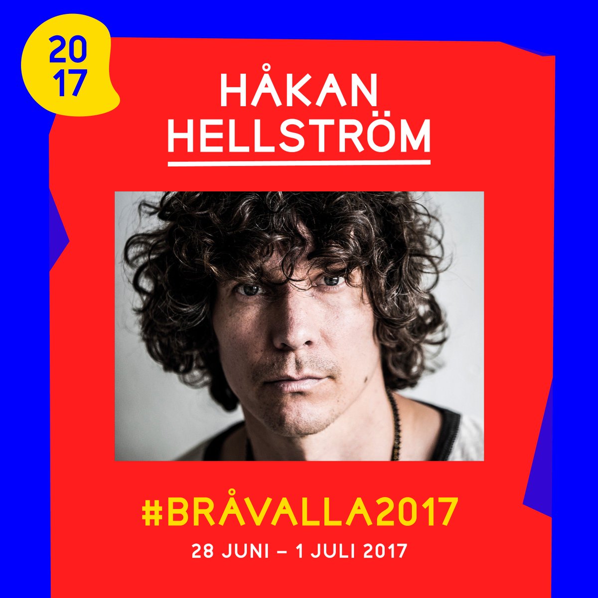 bravalla's tweet photo. Känn ingen sorg - Håkan Hellström kommer till Bråvalla -> https://t.co/ARdDwL3cyb https://t.co/JJK3gDcC5H
