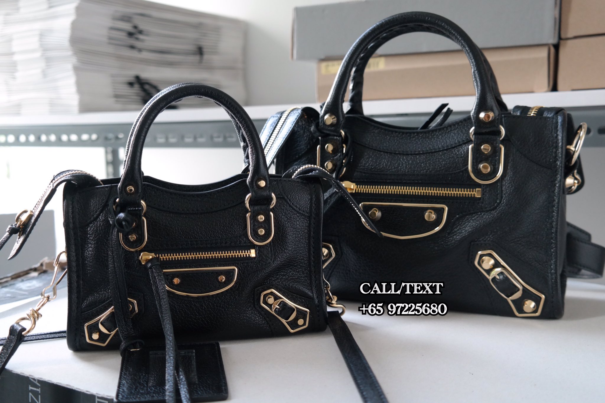 balenciaga mini vs small