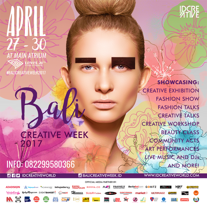 ultimagz's tweet photo. Ajang produk kreatif Indonesia di Bali! #BaliCreativeWeek2017 27-30 April 2017 di @Level21Mall Info &amp; registrasi @idcreativeworld https://t.co/r8O2d6nZdG