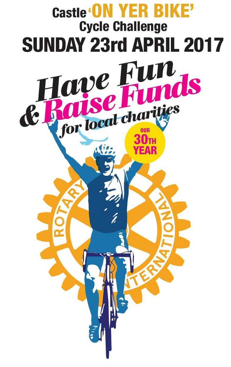 RotaviveHast's tweet photo. Good luck to everyone cycling the 'On yer bike' challenge today. @Hastingsrnli @raydixon1066 @STMHospice @EFT_Hastings @RotaryGBI #charity https://t.co/xiDkkMWwy0