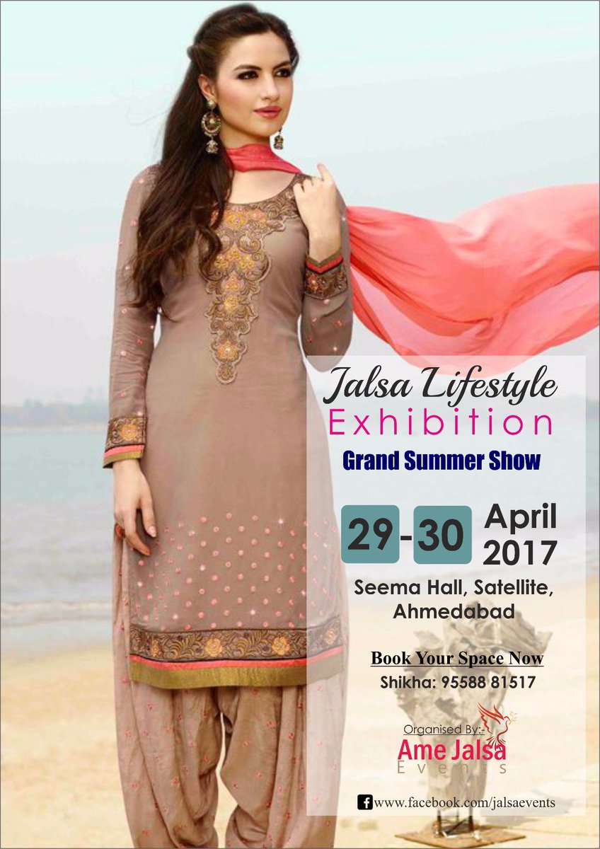 JalsaEvents's tweet image. Ethnic wear, Indo-western, Traditional, Designer wear, all choices you have at #JalsaEvent's #GrandSummerShow.