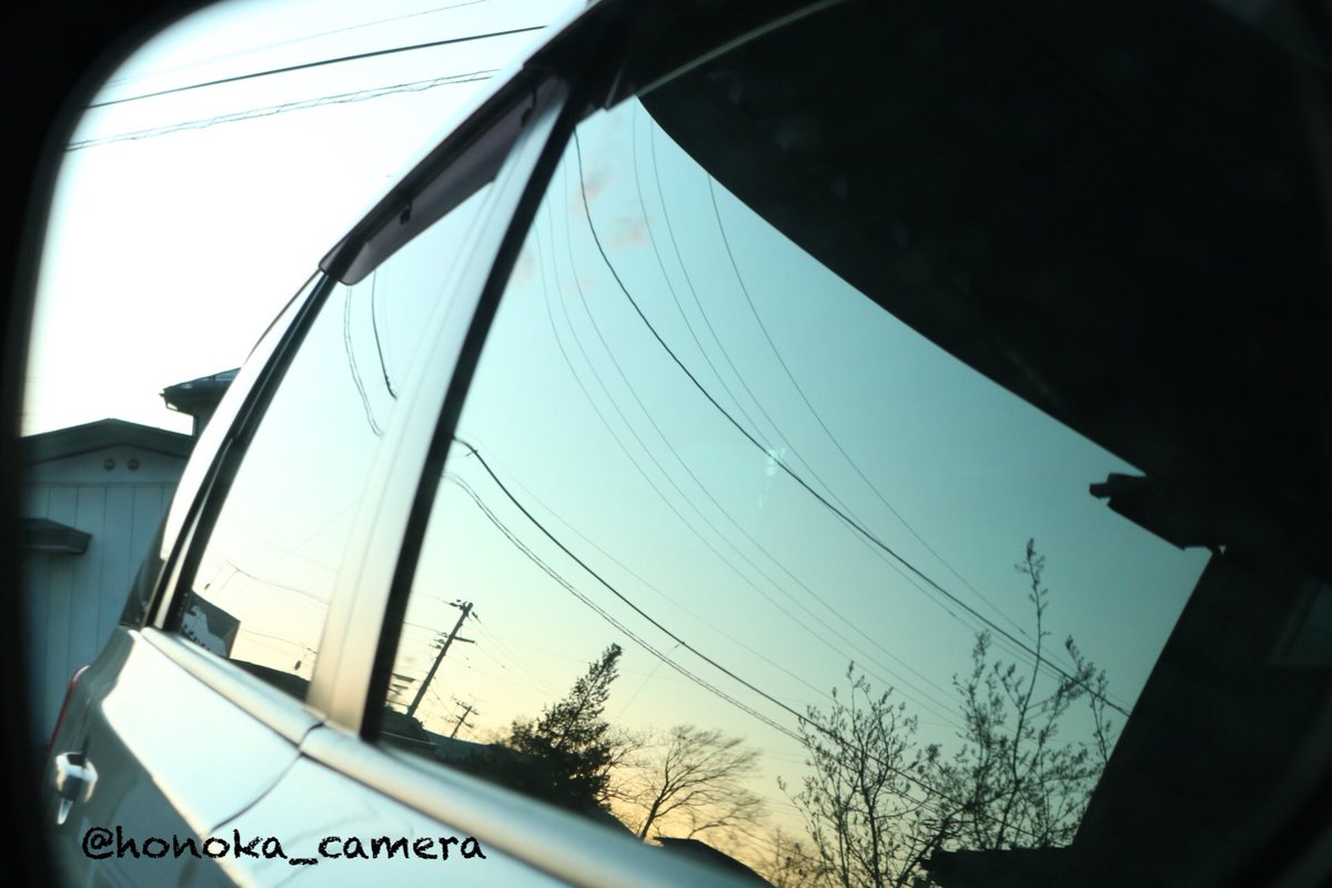 honoka_camera's tweet photo. 車のミラーに映ってる景色を撮りました📸 https://t.co/8SDhYNVuJf