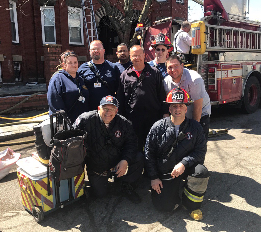 BostonSparks Canteen Crew assisted by Essex County's Rehab 5 at West Cottage St. many thanks to