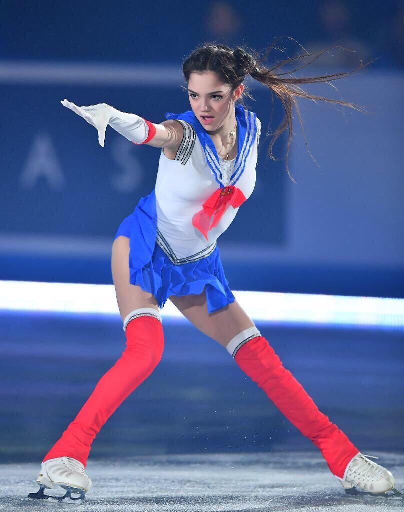 女子 フィギアスケート エフゲニア・メドベージェワ 良し 直筆