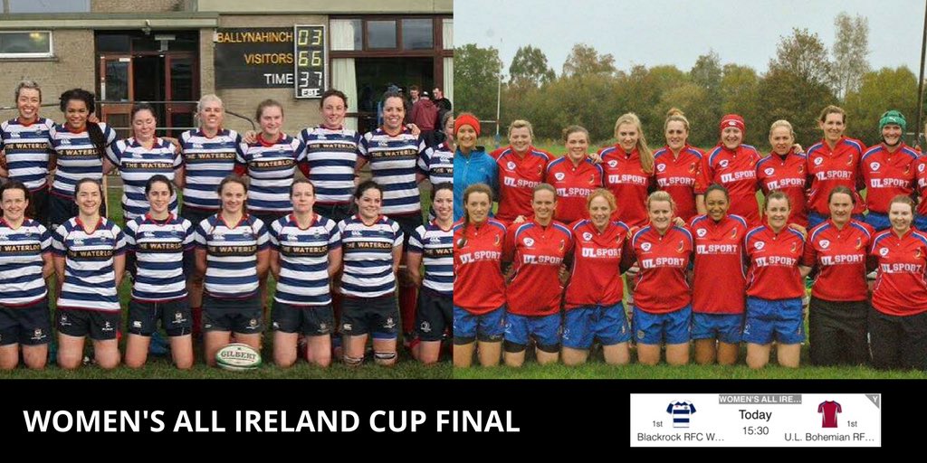 If <a href="/ulbohsladies/">UL Bohemian Ladies</a> win the #AlLCup today they will have won 3 titles this season: Munster Cup, #AIL League &amp; #AILCup. All to play for! 🏆