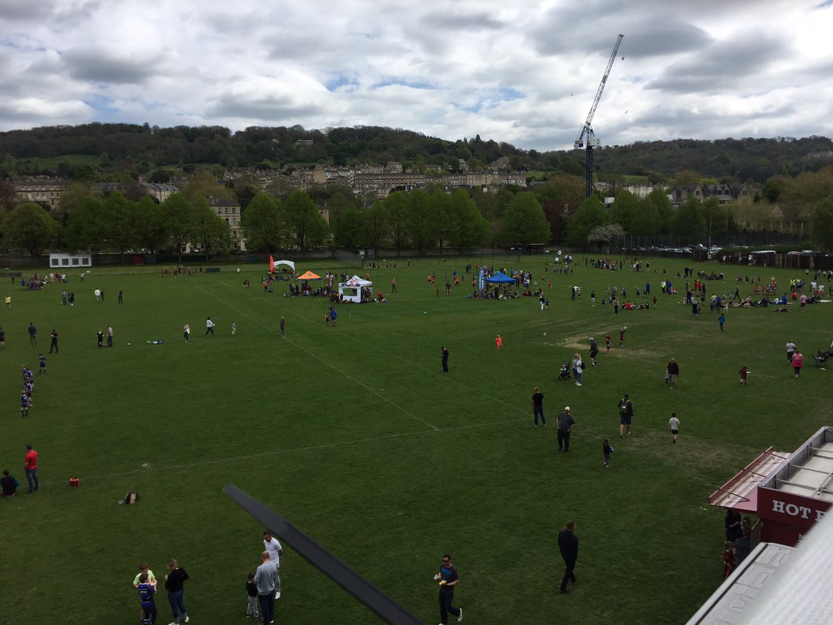 KESBathSport's tweet photo. Great to see so many KES pupils representing their clubs today at the @BathRFC1865 festival. Brilliant day in the sun, well done all! https://t.co/rp10NmPB5z