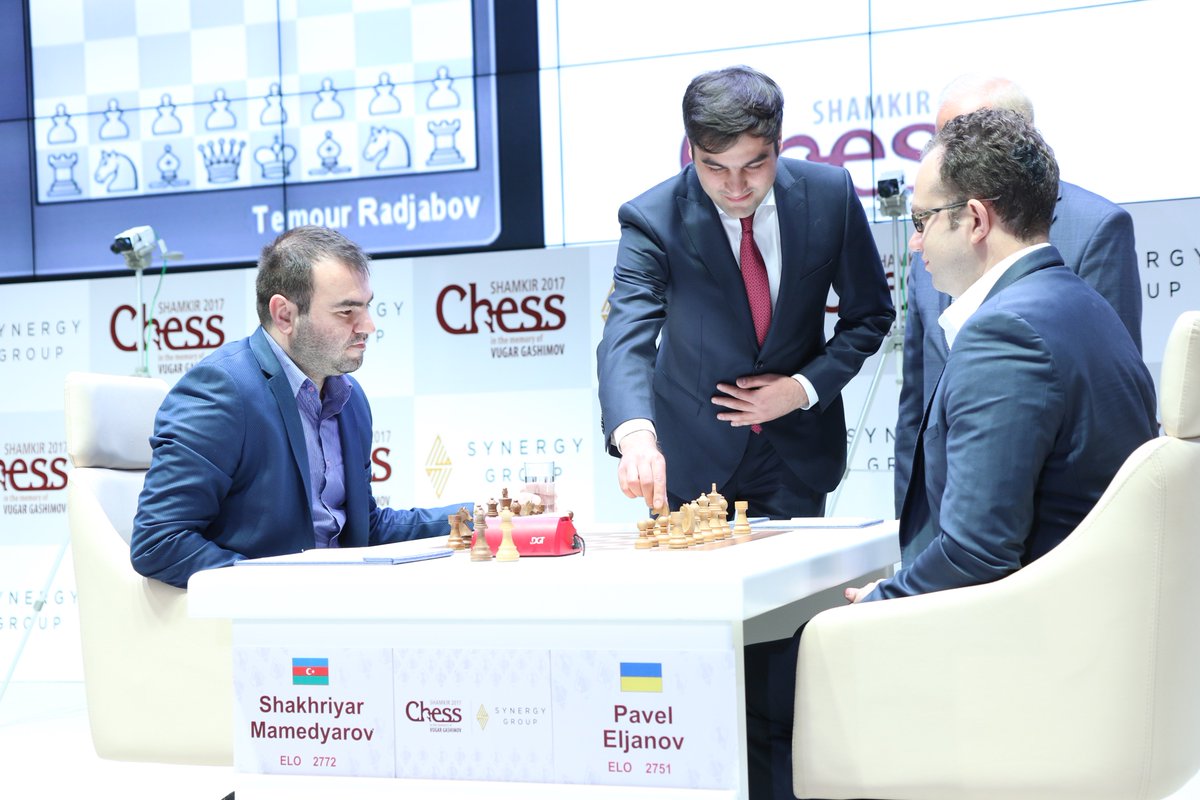 ruchess_ru's tweet image. 3-й тур Мемориала Вугара Гашимова. Фотографии Этери Кублашвили #shamkirchess2017