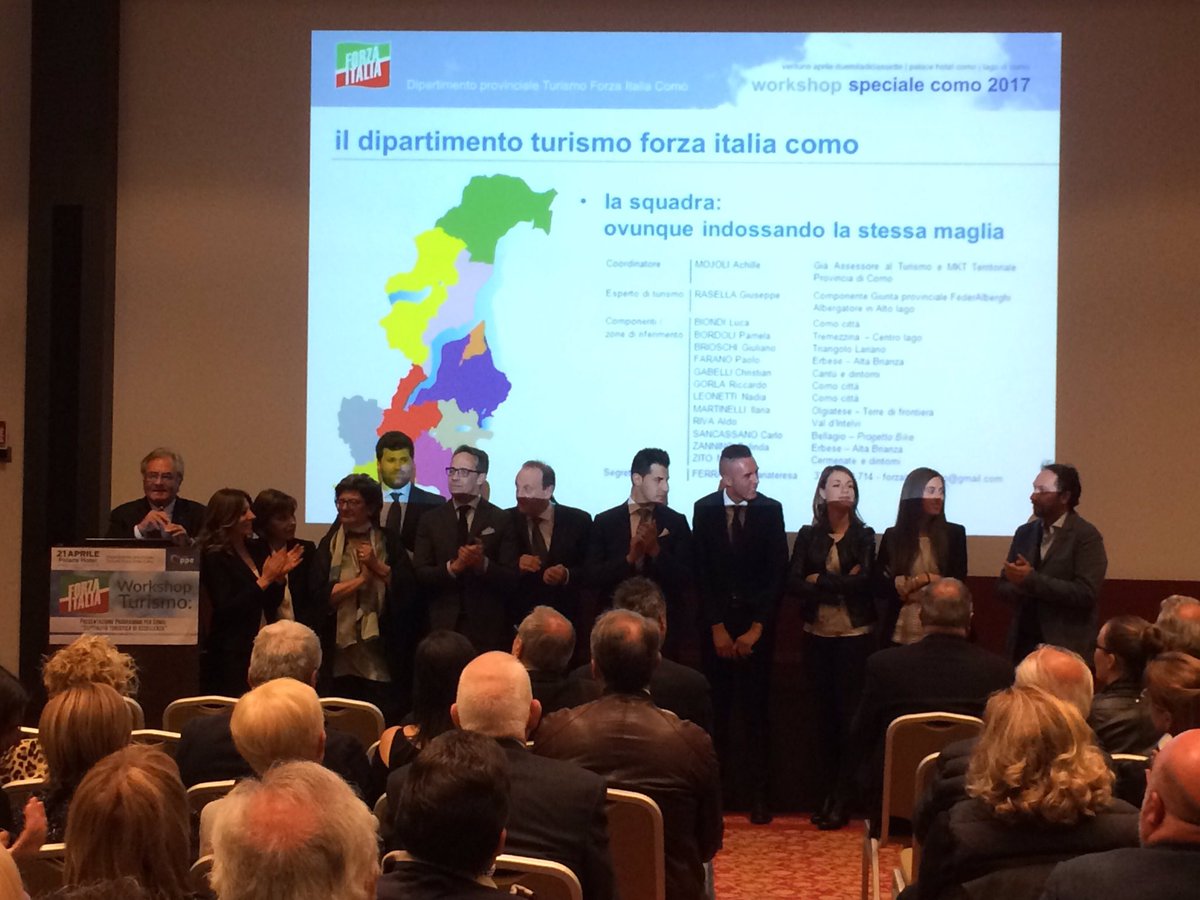 Pep_Cangialosi's tweet photo. #Como2017. Da Forza Italia Como proposte concrete per il turismo in città @LandriscinaComo @msgelmini @FermiAlessandro https://t.co/D1JRNJeS4a