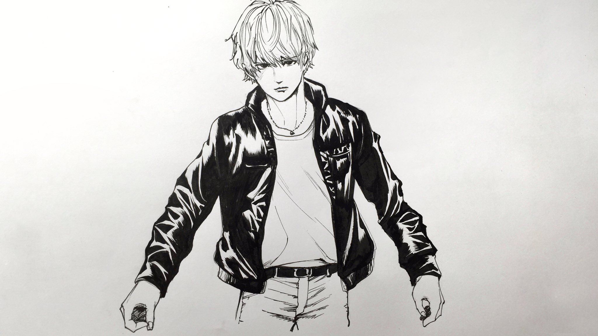 吉村拓也 イラスト講座 筆ペン1本で塗る 黒ジャケットのツヤベタ方法 600rt 1600イイね ありがとうございます 画材 はこんなのを使ってます T Co Zir8mu6grm Twitter 吉村拓也 イラスト講座 筆ペン1本で塗る 黒ジャケットのツヤベタ方法 600rt 1600イイね ありがとうございます 画材 はこんなのを使ってます T Co Zir8mu6grm Twitter