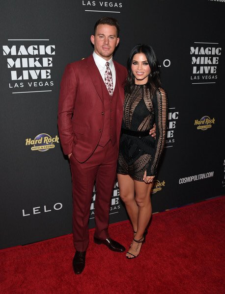 ChanningMTFan's tweet photo. April 21 - Channing Tatum &amp; Jenna Dewan Tatum attend the grand opening of "Magic Mike Live Las Vegas" in Las Vegas. #channingtatum https://t.co/lMOGSV7Ebu