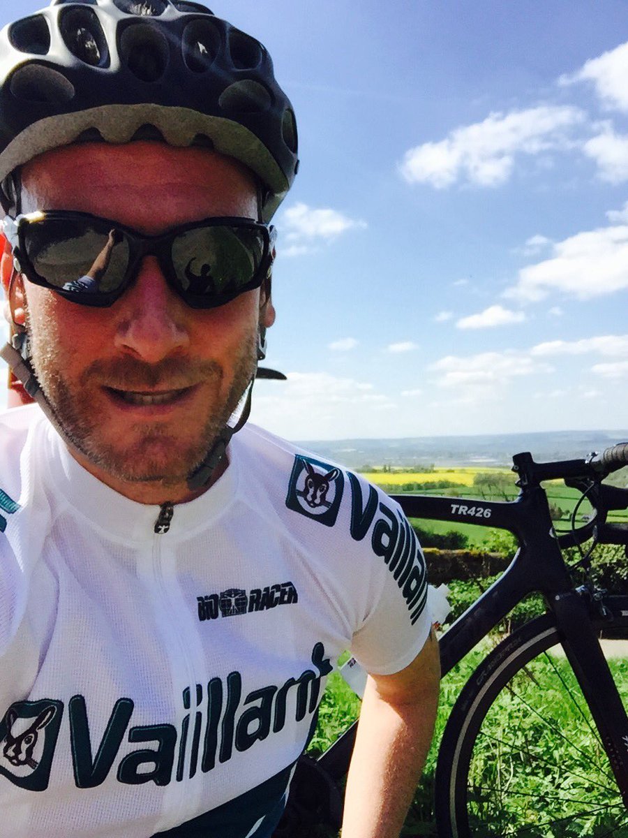 I'm Giving my sponsors logo some visibility today #TeamVaillant