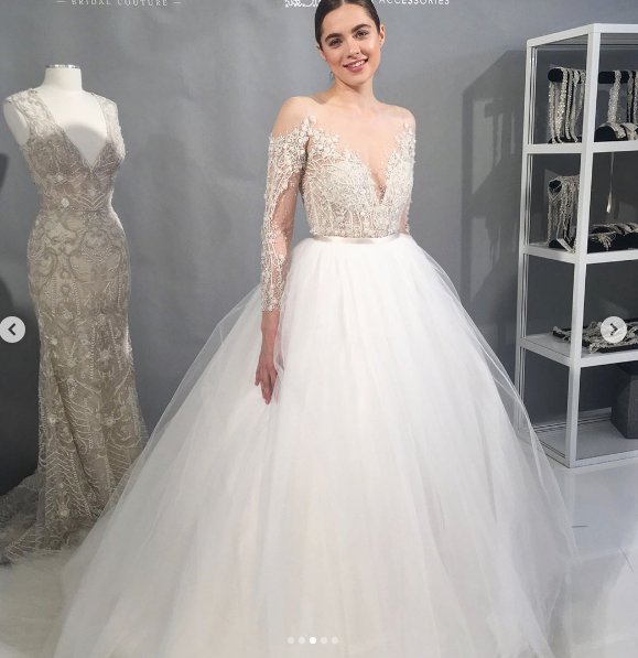 The latest from <a href="/enaurabridal/">Enaura Bridal</a> oozes femininity! Shop #enaurabridal locally at @leannsbridalmckinney. #nybfw #bridalmarket #bridalfashionweek