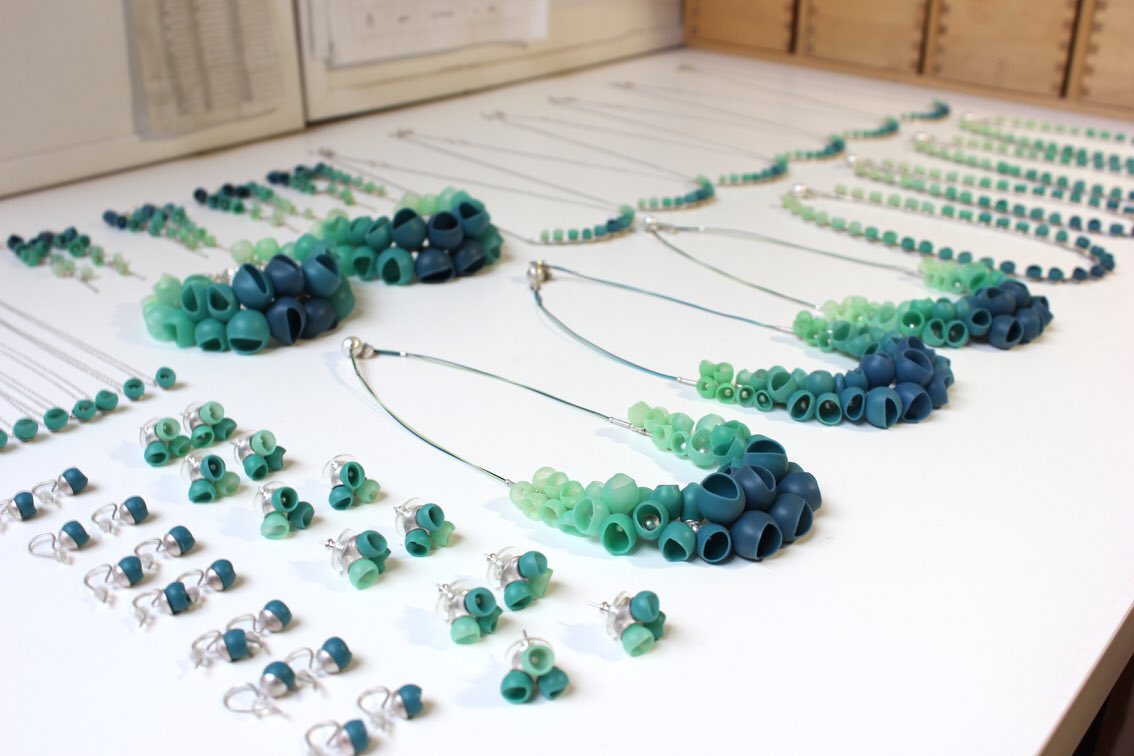 This little army of 43 pieces is finally finished &amp; on its way over the pond to <a href="/SFMOMA/">SFMOMA</a>