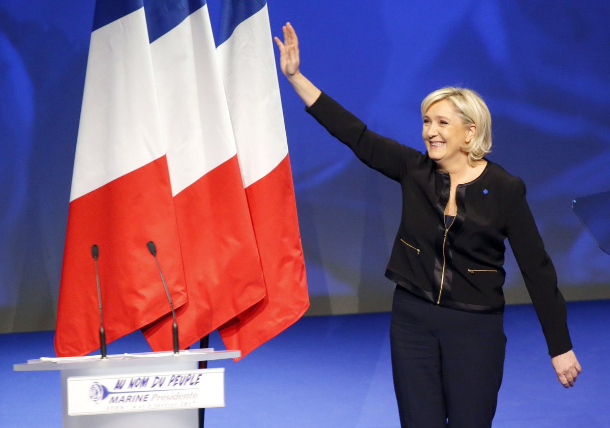 Matteo Salvini (@matteosalvinimi) on Twitter photo #LePen: "Il Popolo rialza la testa".
Forza #Marine, è ora di liberarsi dalla gabbia di Bruxelles!
#Francia2017 <a href="/MLP_officiel/">Marine Le Pen</a> #LePen: "Il Popolo rialza la testa".
Forza #Marine, è ora di liberarsi dalla gabbia di Bruxelles!
#Francia2017 <a href="/MLP_officiel/">Marine Le Pen</a>