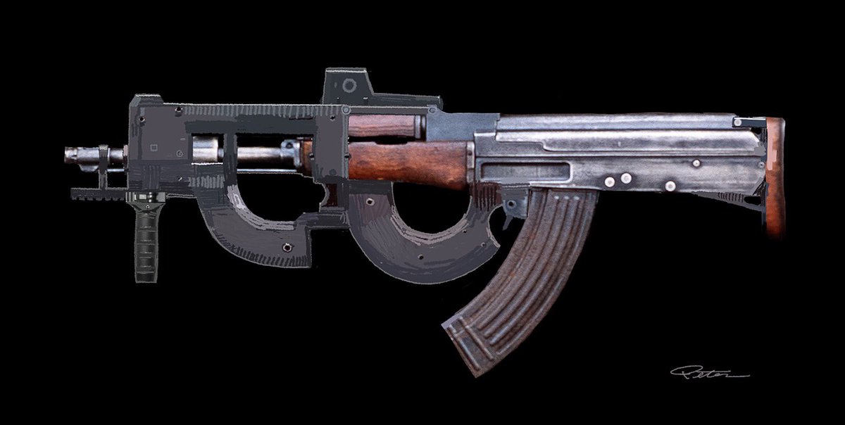 「AK47 」|エヲカクペーターのイラスト
