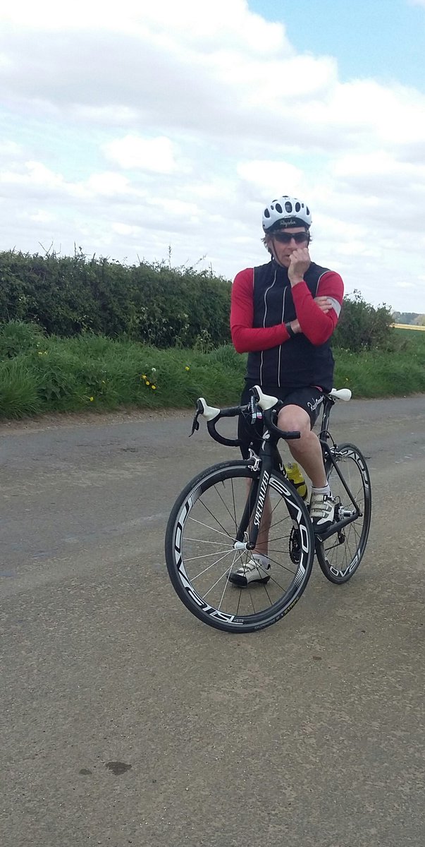 The main man thinking things over before the the train passes.
