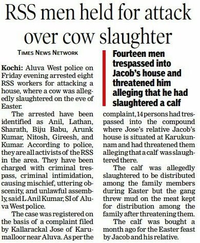 Kerala:RSS men held for attack on beef eaters C-HFosIUQAIrrKF