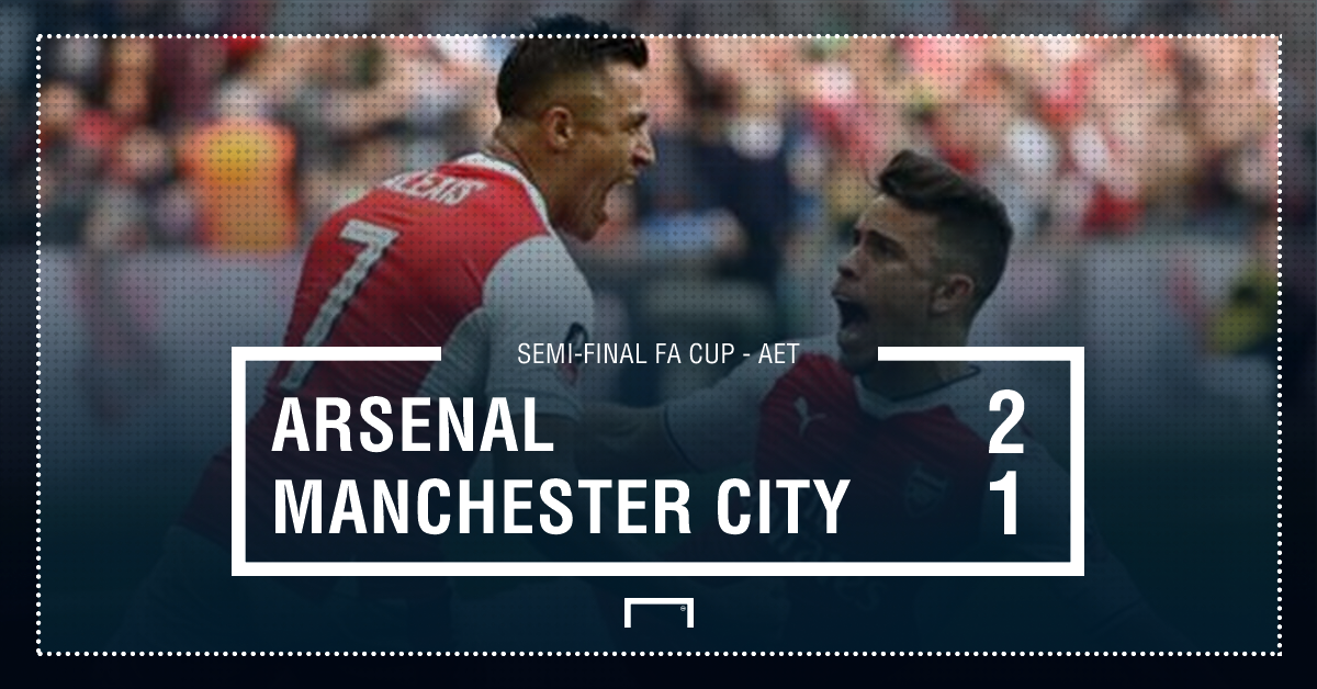 FT: Arsenal 2-1 Manchester City | LIVE Commentary - bit.ly/2pq6E81 #MatchdayGoal