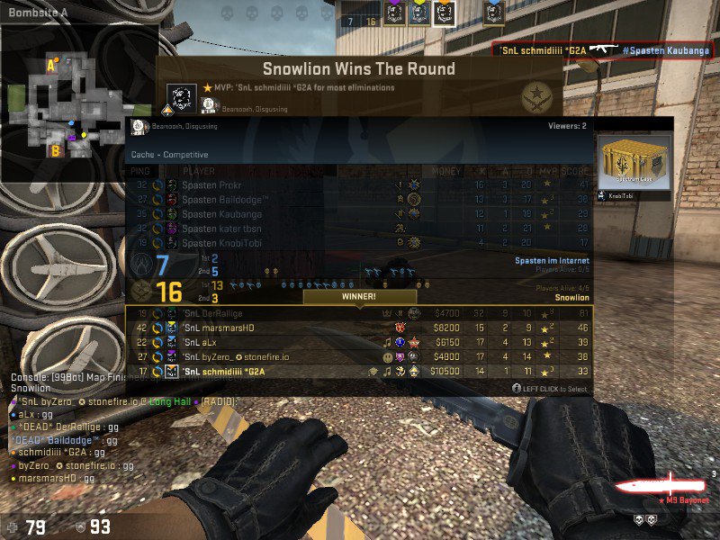 Snowlion_CSGO's tweet photo. GG WP https://t.co/M2Y1gjYF9O