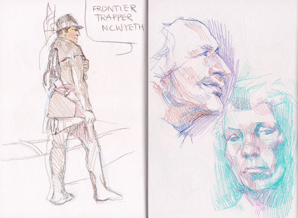 Looking through old art and I found these N. C. Wyeth and John Singer Sargent drawings I did in 2013. Wild.